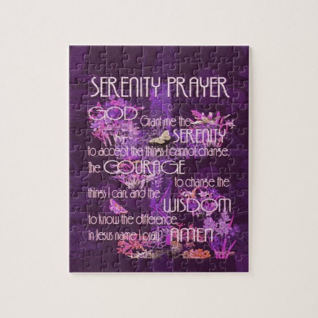 Puzzle Prière de sérénité (Vertical)