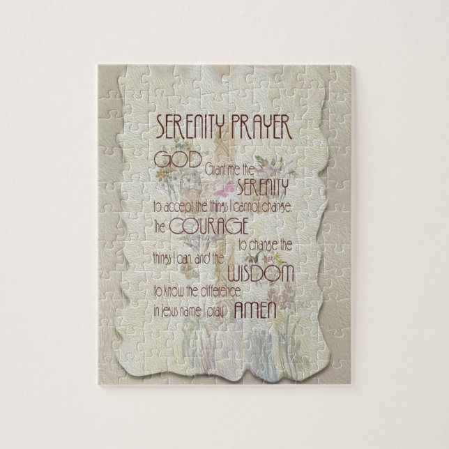 Puzzle Prière de sérénité (Vertical)