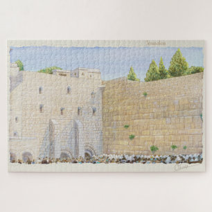 Puzzle Prière, Mur Occidental KOTEL Jérusalem Vieille Vil