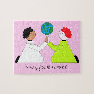 Puzzle Priez pour le monde