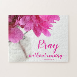 Puzzle Priez sans cesser 1 Thessaloniciens 5:17 Peine