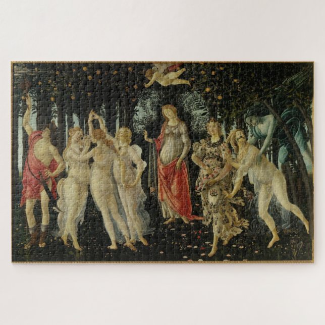 Puzzle Primavera / Allégorie du printemps par Botticelli (Horizontal)