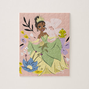 Puzzle Princesse Disney   Tiana dans le jardin