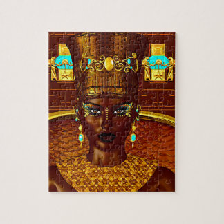 Puzzle Princesse égyptienne noire en notre art numérique