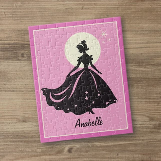 Puzzle Princesse Magique Sillouette Personnalisée (Créateur téléchargé)