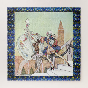 Puzzle princesse volante et prince choqué Kay Nielsen