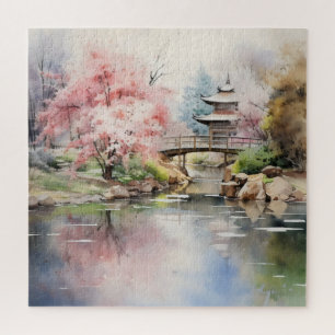 Puzzle Printemps des jardins asiatiques