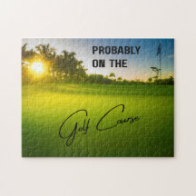 Probablement sur le terrain de golf amateurs de go
