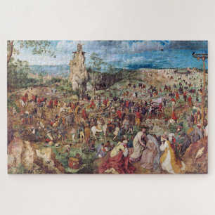 Puzzle Procession au Calvaire, Pieter Bruegel