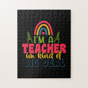 Puzzle Professeur Cadeaux   Je Suis Un Enseignant Dans Un