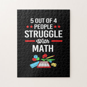 Puzzle Professeur De Mathématiques 5 Sur 4 Personnes