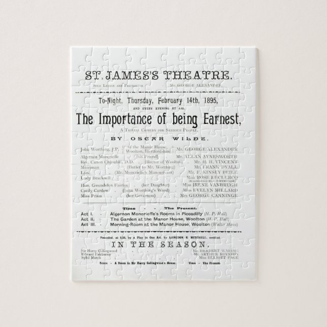 Puzzle Programme pour une représentation d'importance de (Vertical)