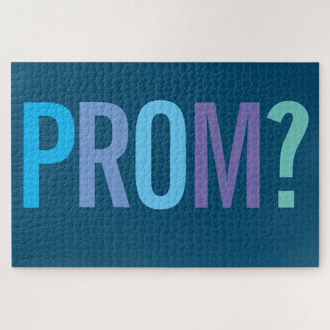 Puzzle Prom ? Demandez-lui à Dance Secret Message Jigs (Horizontal)