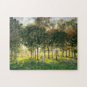 Puzzle Promenade à Argenteuil Soleil Couchant Monet Fine