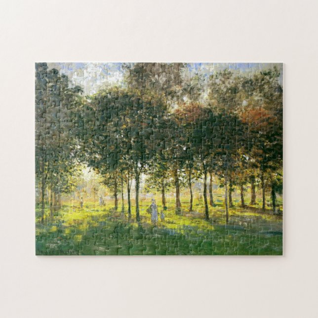 Puzzle Promenade à Argenteuil Soleil Couchant Monet Fine (Horizontal)