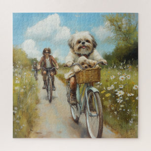 Puzzle Promenade à vélo avec des amis