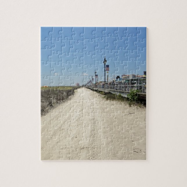 Puzzle Promenade de ville d'océan (Vertical)