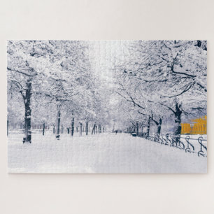 Puzzle Promenade d'hiver de Munich -