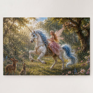 Puzzle Promenade Enchantée de la Licorne de la Fée