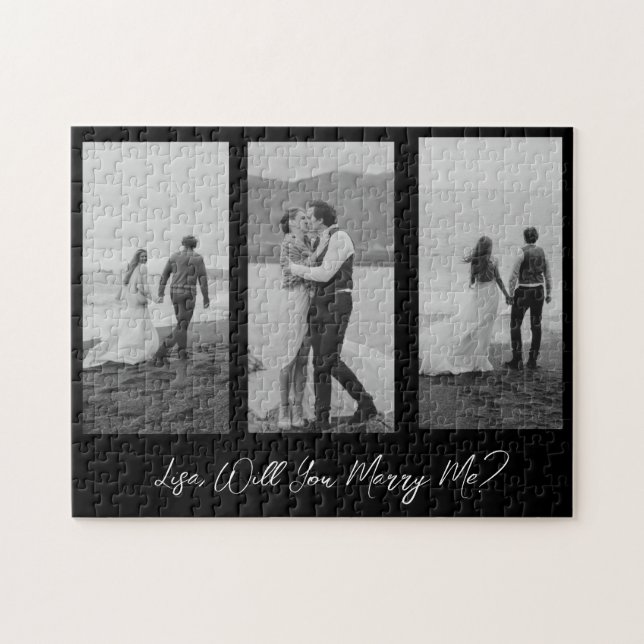 Puzzle Proposal Custom Photo  Customizable Jigsaw (Horizontal)