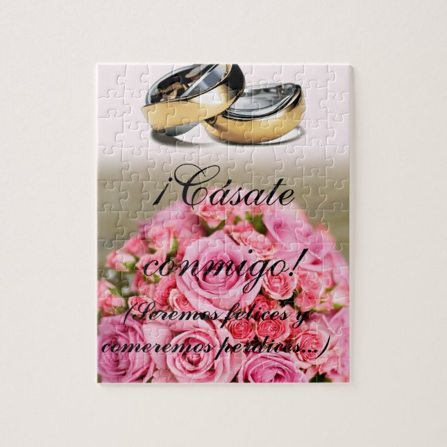 Puzzle proposée de mariage (Vertical)