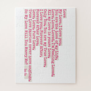 Puzzle Proposition/Voulez-Vous M'Épouser ?