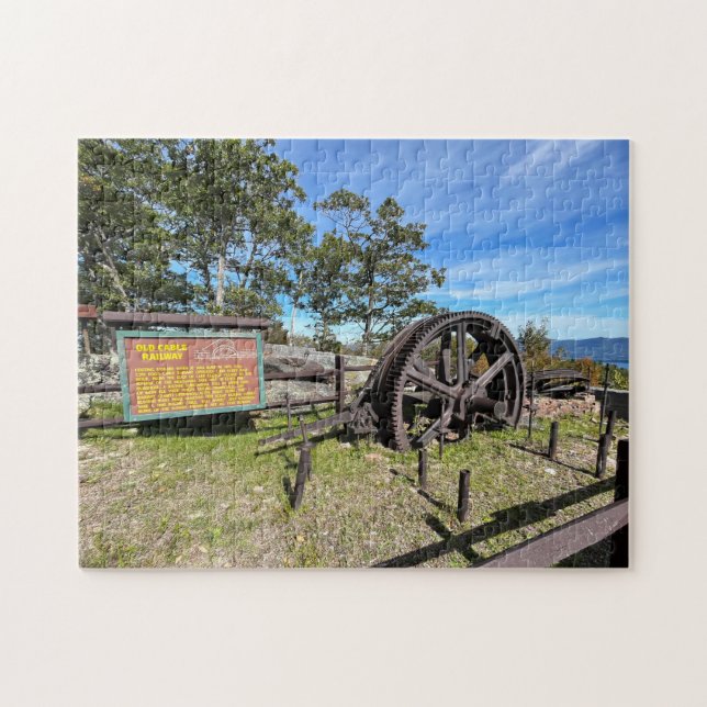 Puzzle Prospect Mountain dans Lake George New York (Horizontal)