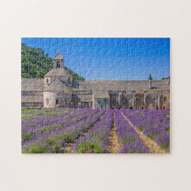 Puzzle Provence, France.Monastère sénanque. (Horizontal)