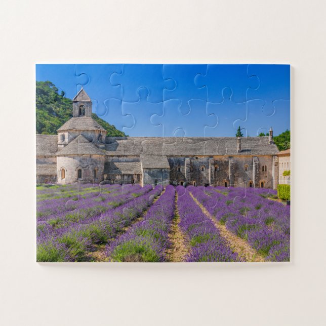 Puzzle Provence, France.Monastère sénanque. (Horizontal)