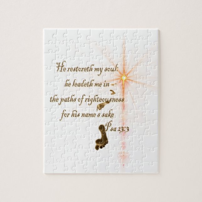 Puzzle Psa 23.3 The Lord is my shepard (Vertical)