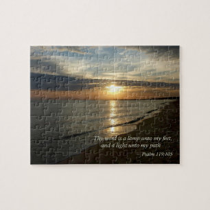 Puzzle Psaume 119:105 Ta parole est une lampe