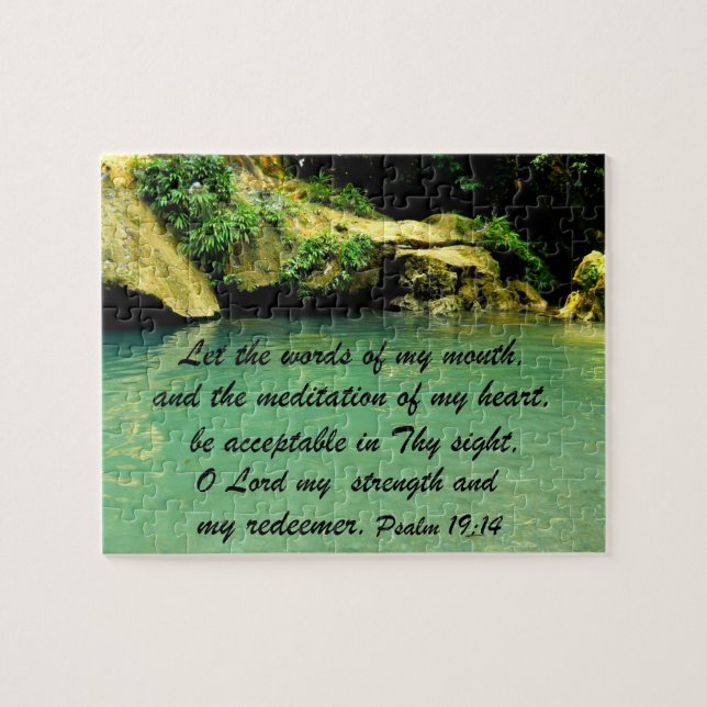 Puzzle Psaume 19:14 (Horizontal)