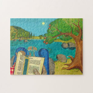 Puzzle Psaume 1 dans les peintures chrétiennes juives de