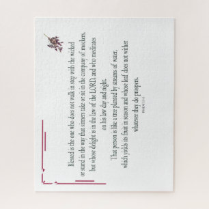 Puzzle Psaume 1, Law day and Night, Streams of Waters,