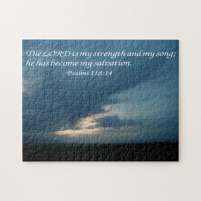 Puzzle Psaumes 118:14 (Horizontal)
