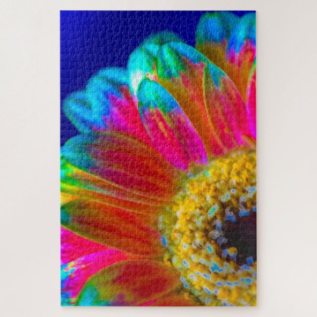 Puzzle Psychedelic Daisy (Vertical)