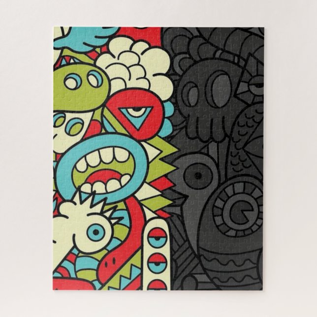 Puzzle Psychedelic Patterns (Vertical)