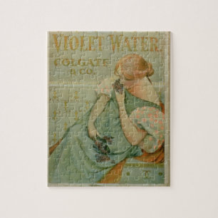 Puzzle Publicité par affichage "l'eau violette", par