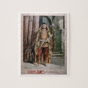 Puzzle Publicité pour "Louis James comme Othello"