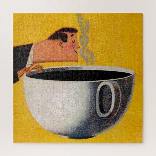 Puzzle Publicité vintage sur le café (Vertical)