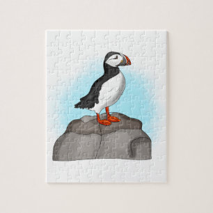 Puzzle Puffin à main fine