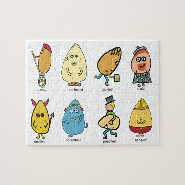Puzzle Puns d'oeufs (Horizontal)