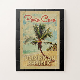 Puzzle Punta Cana Dominican Republic Vintage Travel