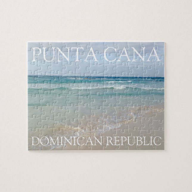 Puzzle Punta Cana République Dominicaine Serene Beach Puz (Horizontal)