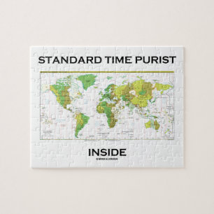 Puzzle Purist temps standard à l'intérieur (Time Zones Wo