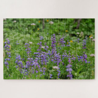Puzzle Purple Wild Flowers