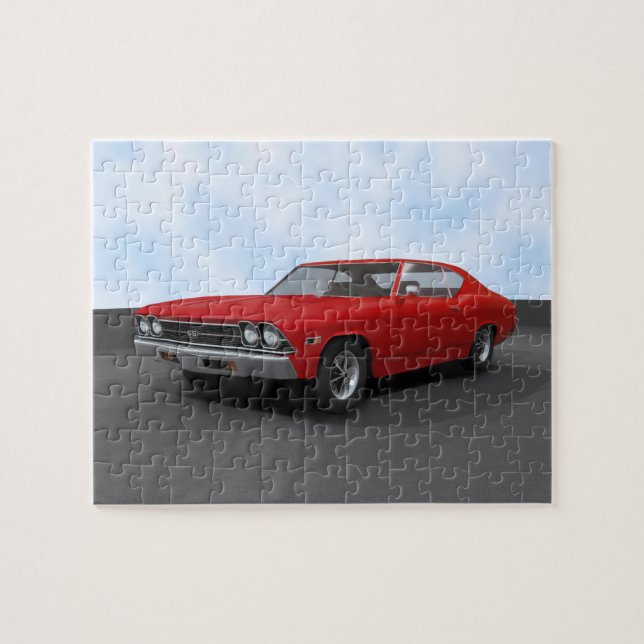 Puzzle Puzzle:1969 Chevelle SS: Finition rouge (Horizontal)