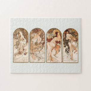 PUZZLE PUZZLE: ALPHONS MUCHA : LES SAISONS