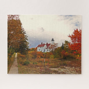 PUZZLE PUZZLE/ POINT IROQUOIS LIGHTHOUSE MICHIGAN U.P.