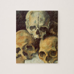 Puzzle Pyramide des crânes Halloween Vintage
